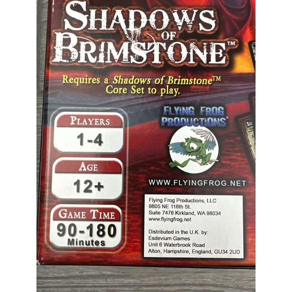 Shadows Of Brimstone: Other Worlds Caverns Of Cynder Expansion Game Case Sleeved - Picture 11 of 11